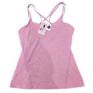 Shape -1624 Active NWT Tank‎ Top Dryfuze in Mauve Mist Pink Large